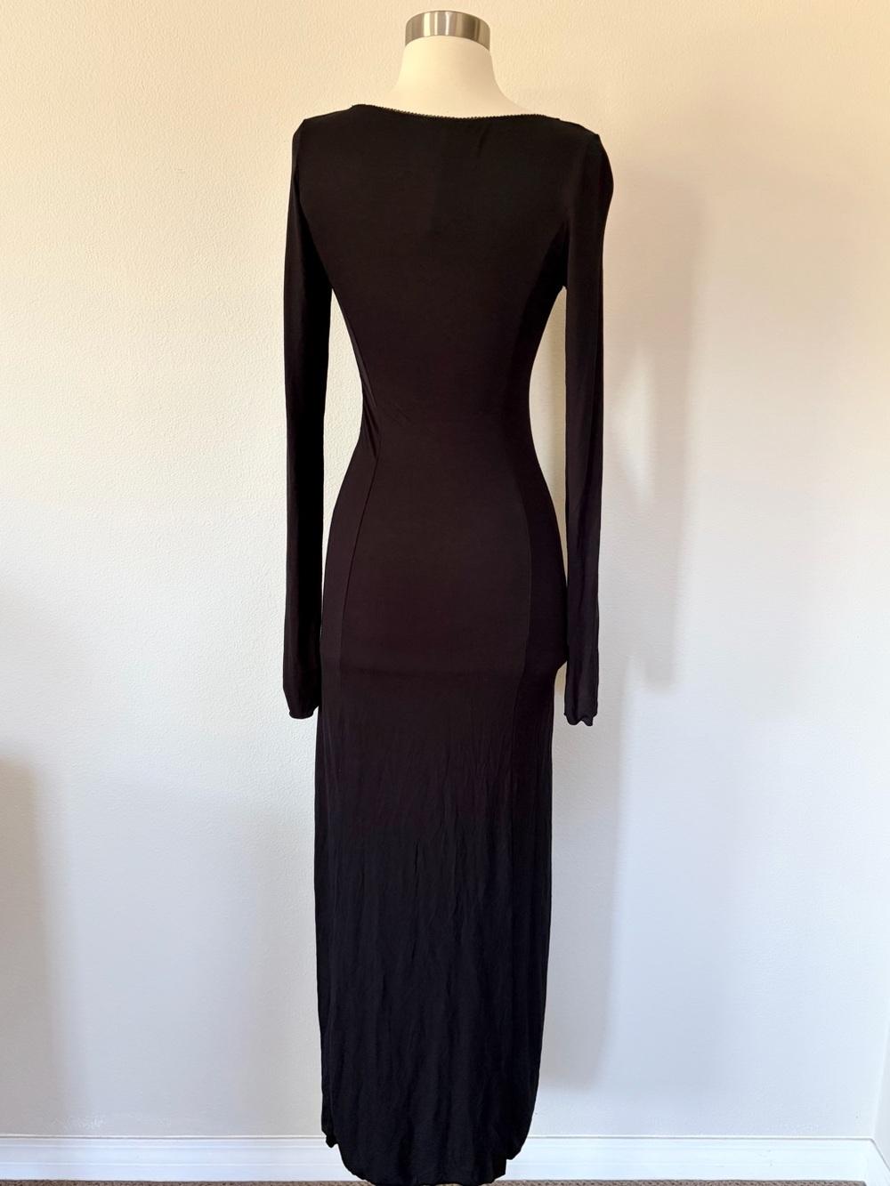 Widow NWT Dolls Kill Invoke The Spirits Bodycon Maxi Dress Black Small S - Picture 3 of 4